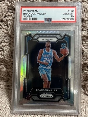 2023 Panini Prizm Silver Holo #152 Brandon Miller PSA 10 | eBay