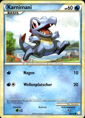 Karnimani Häufig HeartGold SoulSilver 86 GD