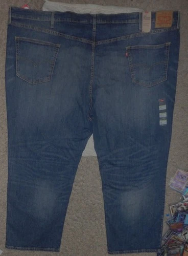 LEVI'S Mens 559 FLEX RELAXED FIT STRAIGHT-LEG STRETCH JEANS~60 X 29/30~NEW