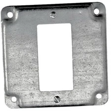 [20 PACK]  4” Box Cover GFI/Decora Receptacle 1 Gang Raco 808C    **SHIPS FREE**