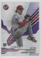 2024 Topps Pristine Purple Pulsar Refractor 7/99 Andrew Abbott #15 1g37