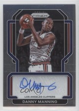 2021-22 Panini Prizm Signatures Danny Manning #SG-DMG Auto 1s6
