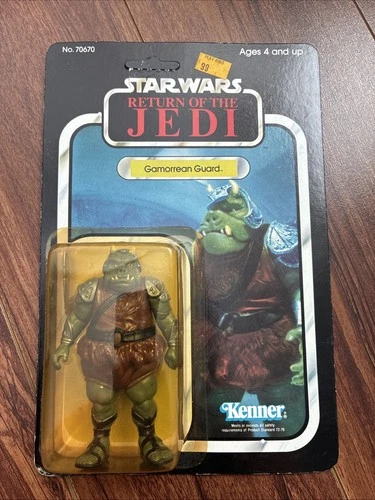 STAR WARS ROTJ Gamorrean Guard 1983 Vintage Kenner 77B Sealed Card Original MOC