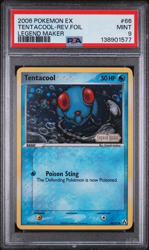 Tentacool graded PSA 9 for sale on eBay