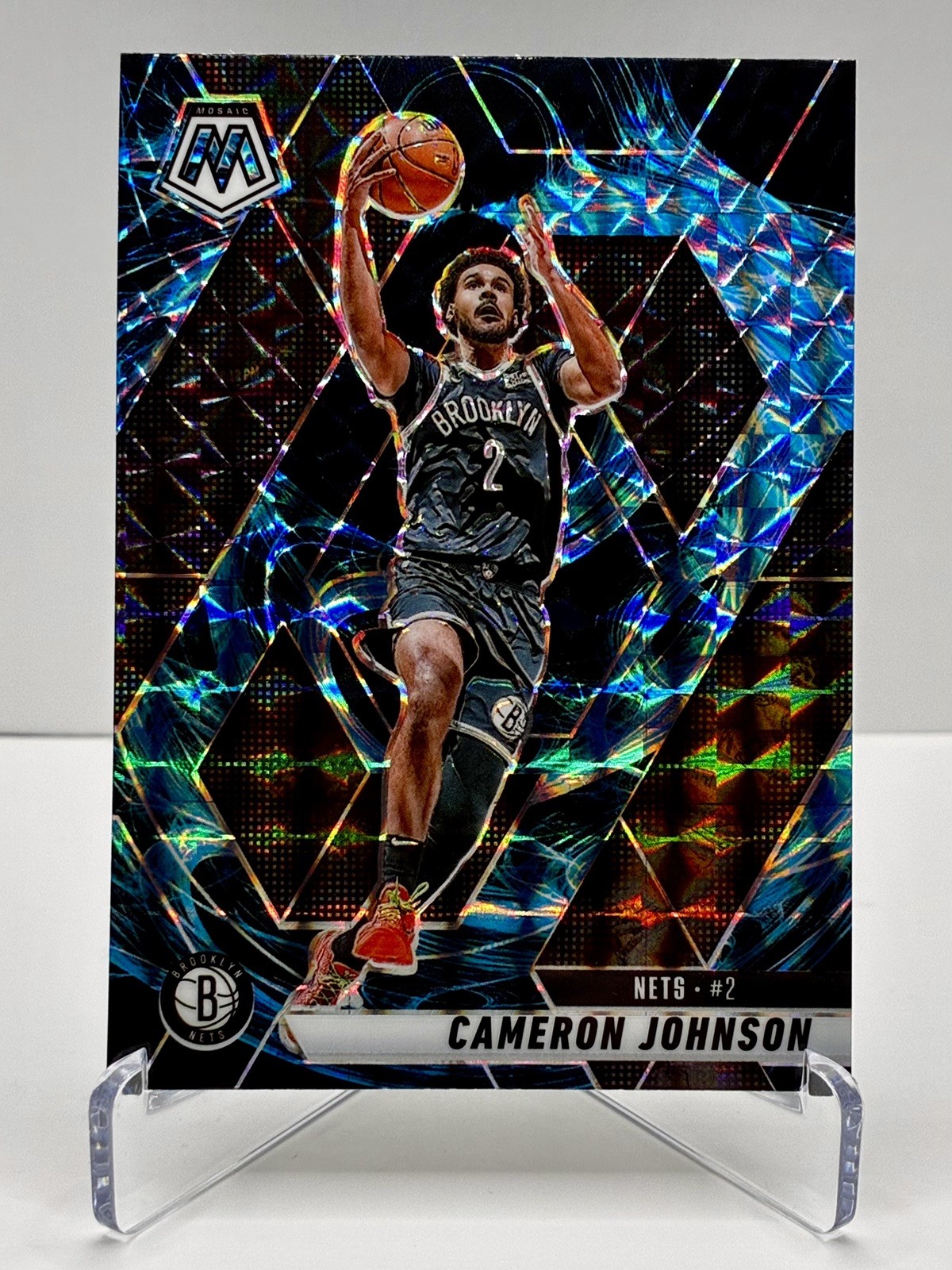 2024-25 Panini Mosaic Cameron Johnson #160 Genesis Mosaic Prizm 🔥🔥🔥