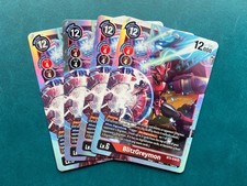 BlitzGreymon BT3-018 Playset Release Special Booster 1.5 Digimon Card Game x4