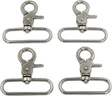 8pcs Strong Zinc Alloy Webbing Strap Swivel Trigger Clip Snap Hook Lobster Clasp