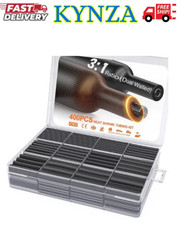 400 Pcs Heat Shrink Tubing Kit-3:1 Ratio Adhesive Lined,Marine Grade Shrink Wrap
