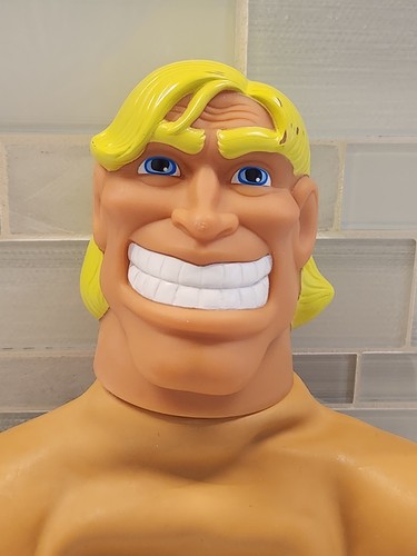 Vintage 15" Giant Size Stretch Armstrong with Outfit Box Insert 1993 Cap Toys - Picture 6 of 24