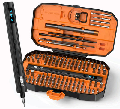 JOREST Electric Screwdriver Set 155 in 1 Precision Cordless 5 Torque