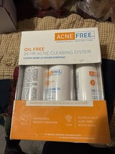 Acne Free 24HR Oil- Free Acne Treatment Kit 3-Step Acne Clearing System