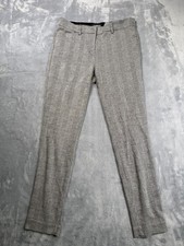 Express Pants Womens 6R White Black Stretch H...