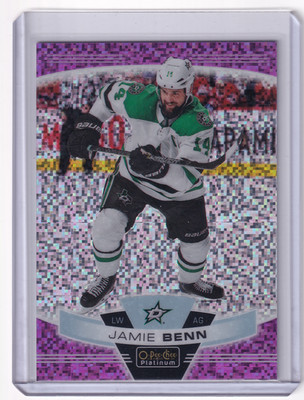 Jamie Benn 2019-20 O-Pee-Chee Platinum #24 Violet Pixels /399 Stars!