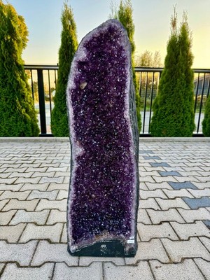 Amethyst Druse Amethyst Geode super violette klare Kristalle