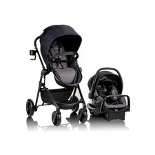 Evenflo Pivot Modular Travel System LiteMax Infant Car Seat Casual Gray 