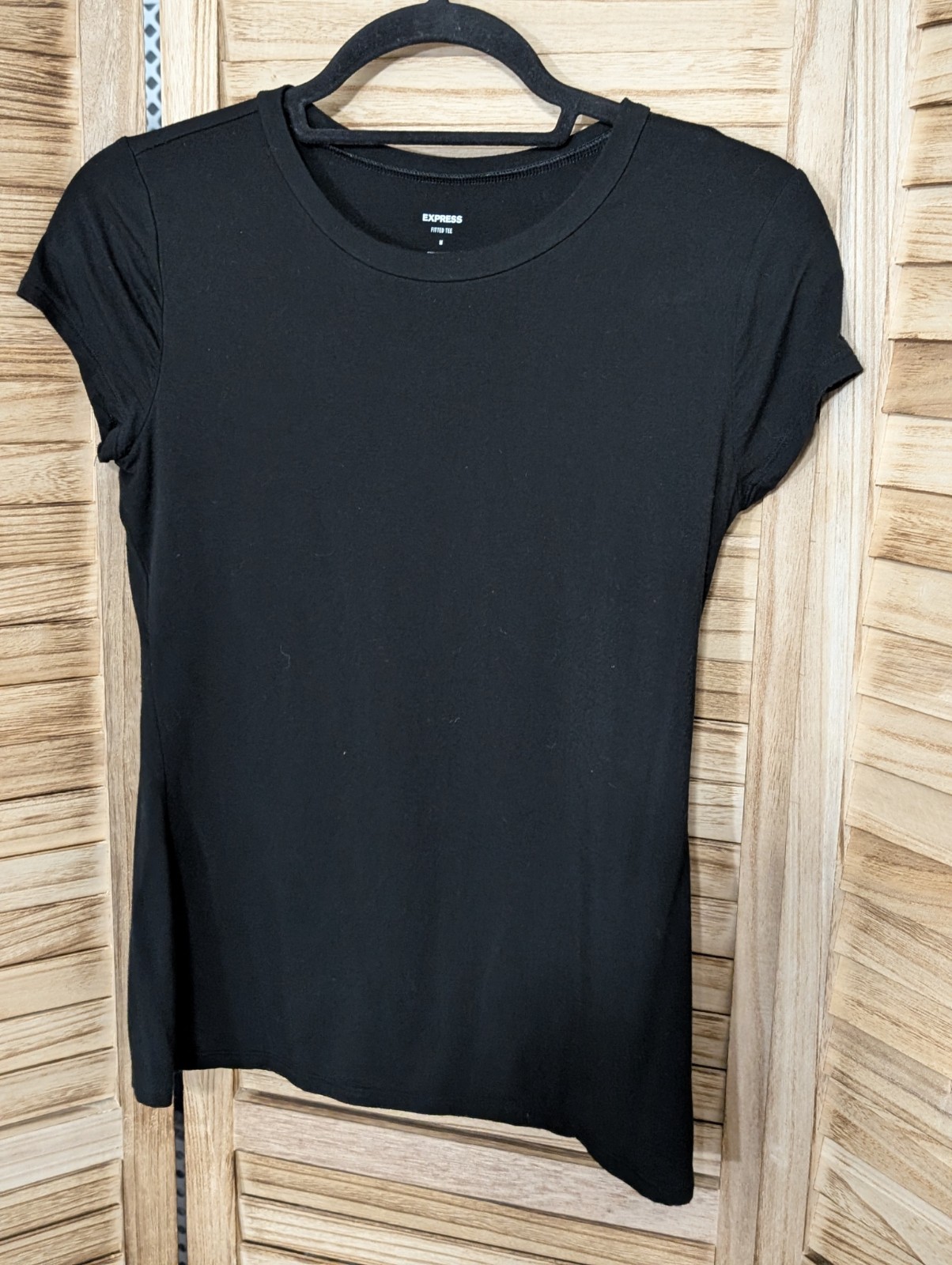 Express Fitted Crew Neck Tee Medium - image 1