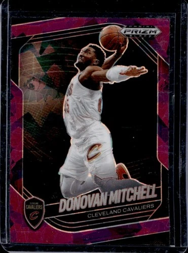 2024-25 Panini Prizm Black Donovan Mitchell Purple Ice Prizm #/149 Cavaliers