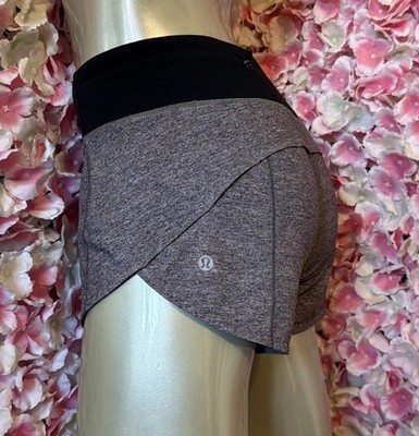 Lululemon Speed Up Short 4   Heather Size 2 Woman s Shorts  Euc