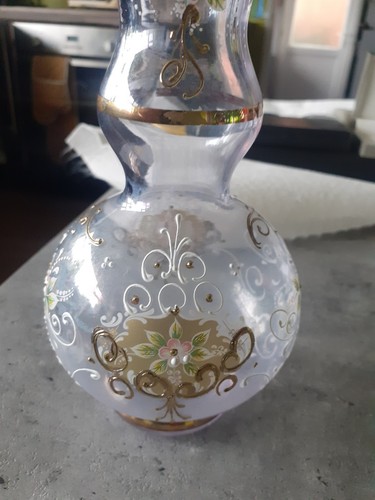 Two lovely victorian glass jug and vase - Picture 5 of 6