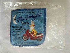 1988 Set 5 Mac Tonight on Motorcycle Happy Meal Toy Lunar Moon Man NIP