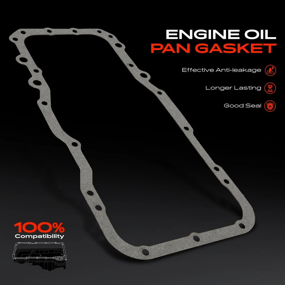 Conjunto de junta de panela de óleo de motor de cortiça para Mitsubishi Montero Sport 1997-2000 V6 3.0L - Imagem 3 de 4