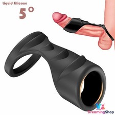 Reusable-Penis-Extender-Enlarger-Extension-Sleeve-Bigger-Girth Enhancer for Male