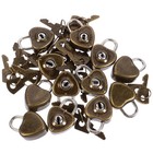 luggage locks Small Heart Padlock Key Padlock Love Heart Lock Safety Padlock