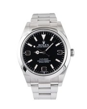 Rolex Explorer 39 214270 Watch Black Dial Steel Case 2015 Box Papers