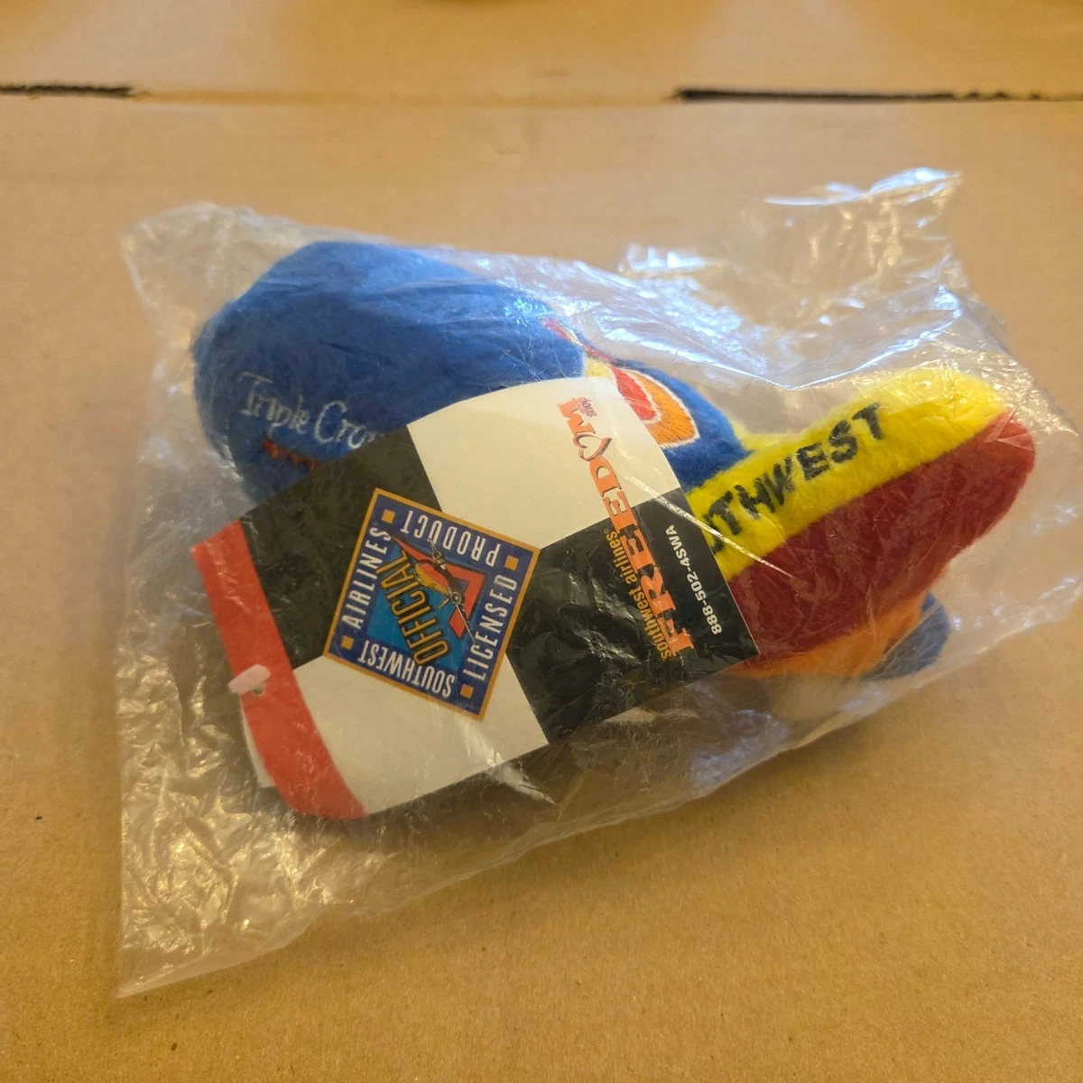 Southwest Airlines Triple Crown & Silver One Plush Planes 2 Pack NEW