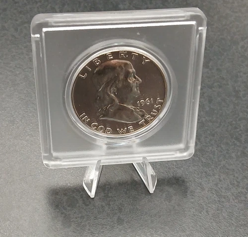 Silver 90 %  1961 P  US Franklin Half Dollar Proof  coin  TP-9942