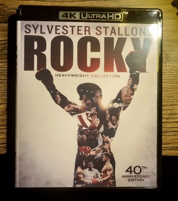 Rocky Heavyweight Collection Blu ray Teil 1-4 KEIN 4K | 40th Anniversary Edition
