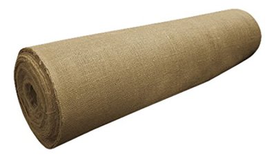 60'' Wide 100 Yards 100% Natural Jute Upholstery Burlap Roll - SHIPS FREE