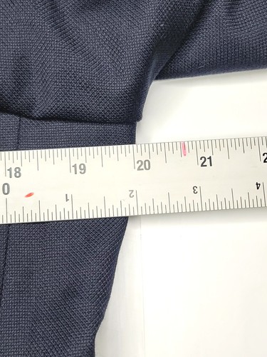 $698 Polo RALPH LAUREN Mens 40S NAVY Sport Coat Waffle Knit Wool Blend JACKET - Picture 10 of 12