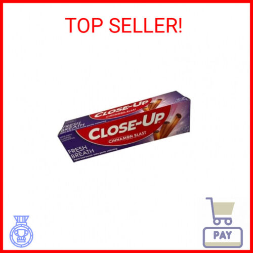 Close-Up Fluoride Toothpaste, Freshening Red Gel 4 oz (Pack of 3)