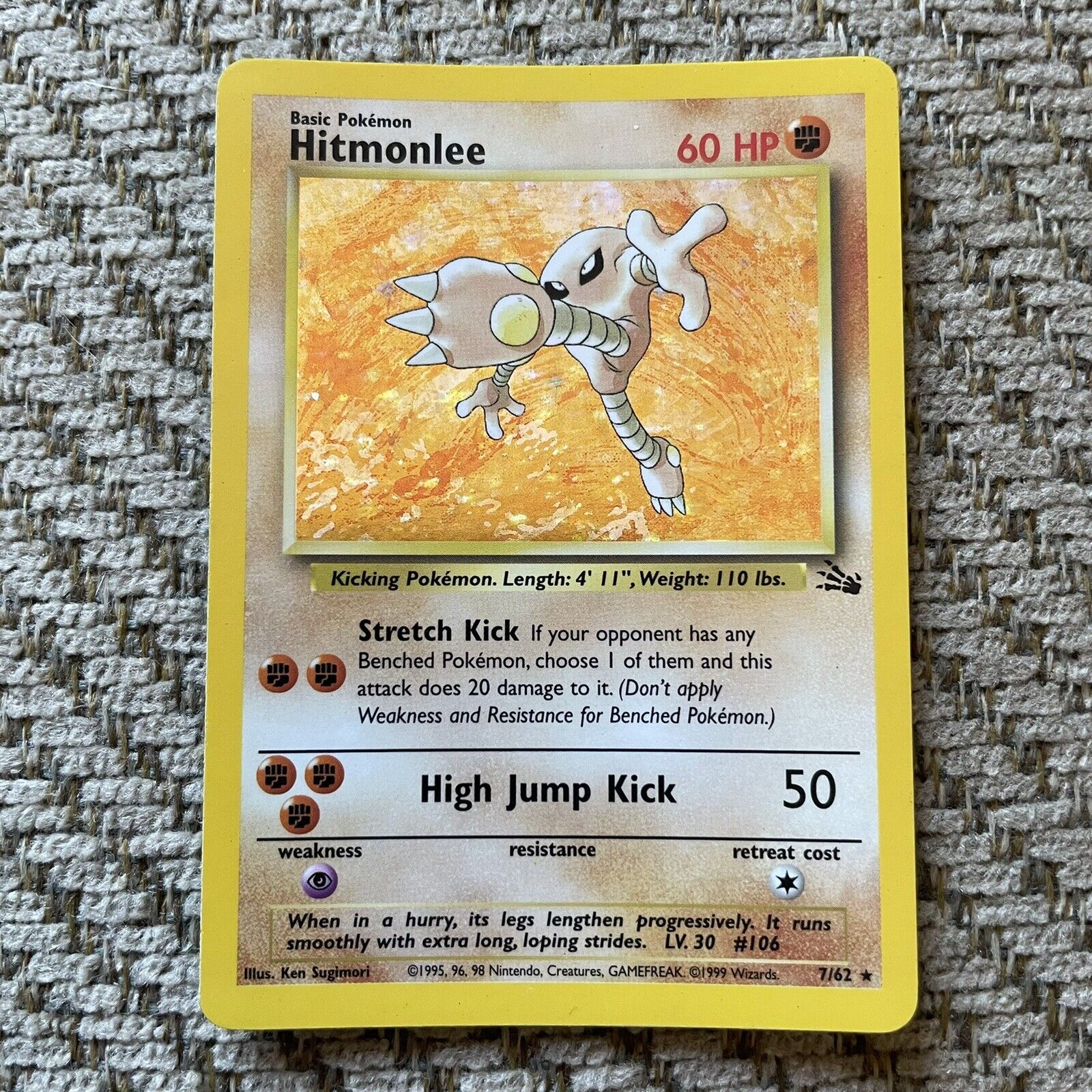 Pokemon Center 2018 #My151 Metal Charm # 106 107 Hitmonlee Hitmonchan