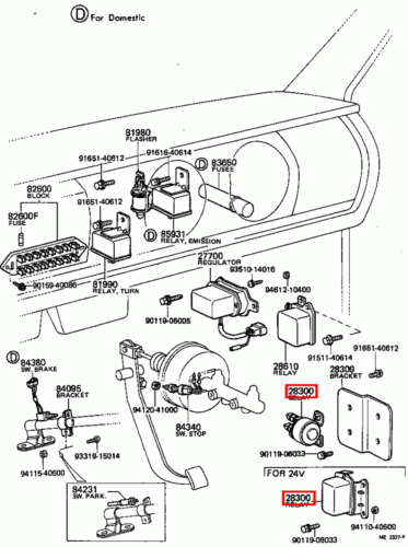 Genuine Toyota LandCruiser HJ47 HJ45 Starter Relay - Picture 5 of 20
