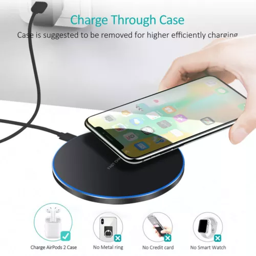 30W Wireless Charger Super Fast Charging Mat For iPhone 16 15 14 13 12 Pro Max - Picture 15 of 23
