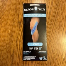 6 Pc Kinesiology Tape Precut Strips Elastic Therapeutic Muscle Sports Athletic