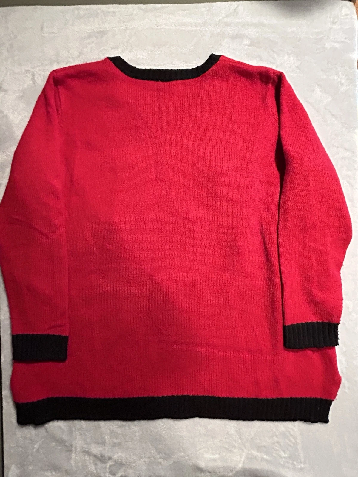 Rudolph Red Nosed Reindeer Ugly Christmas Sweater XL *READ*