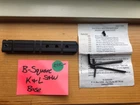 B-Square Scope Base for S&W K & L Frame Revolvers
