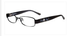 New BeBe. Fashionista BB5050 Eyeglass Frames, Jet, 53/16-135.. FREE SHIPPING