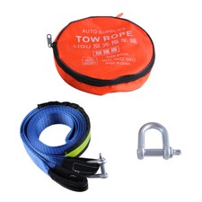Produktbild - Abschleppseil 5M 8T Zugseil Abschlepphilfe Abschleppschlinge Abschleppgurt LKW