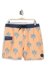 NEW  50 RIP CURL PALM DAZE BOARD SHORTS APRICOT SZ 31