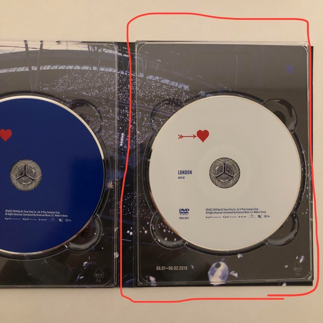 BTS DVD LYS SYS LONDON テヒョン BTS LYS SYS LONDON DVD