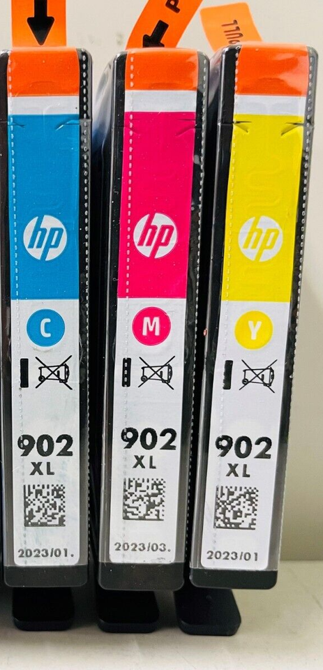 Genuine HP 902XL 3-Pack Color Ink Cartridges – For OfficeJet Pro 6954, 6968, 6962, 6975, 6978