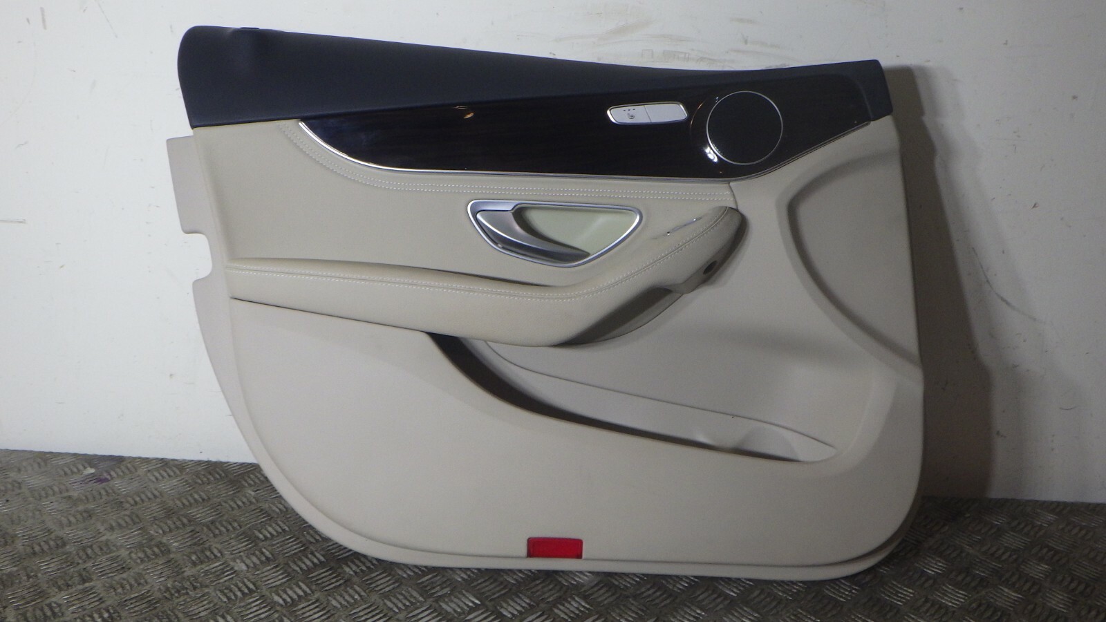 Mercedes W205 door card passengers front wood trimmed with switches C Class