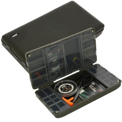 NGT XPR KARPFEN ANGELN BOX SYSTEM FÜR TERMINAL TACKLE SHOTS HAKEN ETC LEER