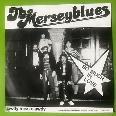 The Merseyblues    So Much In Love 7  Power Pop Rock 1982 Vinyl 45 Germany 80s x