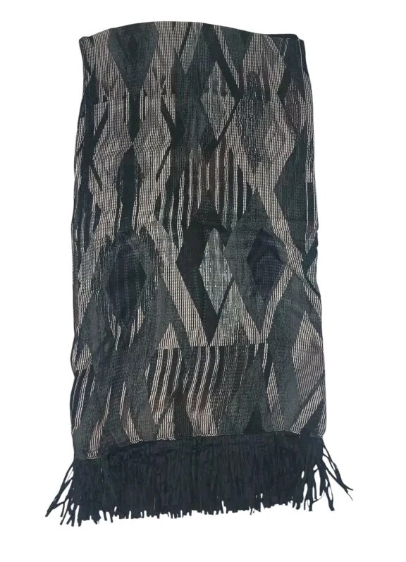 Steve Madden Mujer Bufanda Súper Suave Bufanda Envoltura Gris Multicolor con Bolsa de Viaje Foto 2 de 4