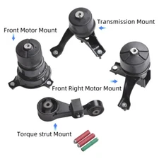 For 2012-2017 Toyota Camry 2.5L Gas Engine Automatic Trans 4pc Motor Mount Kit